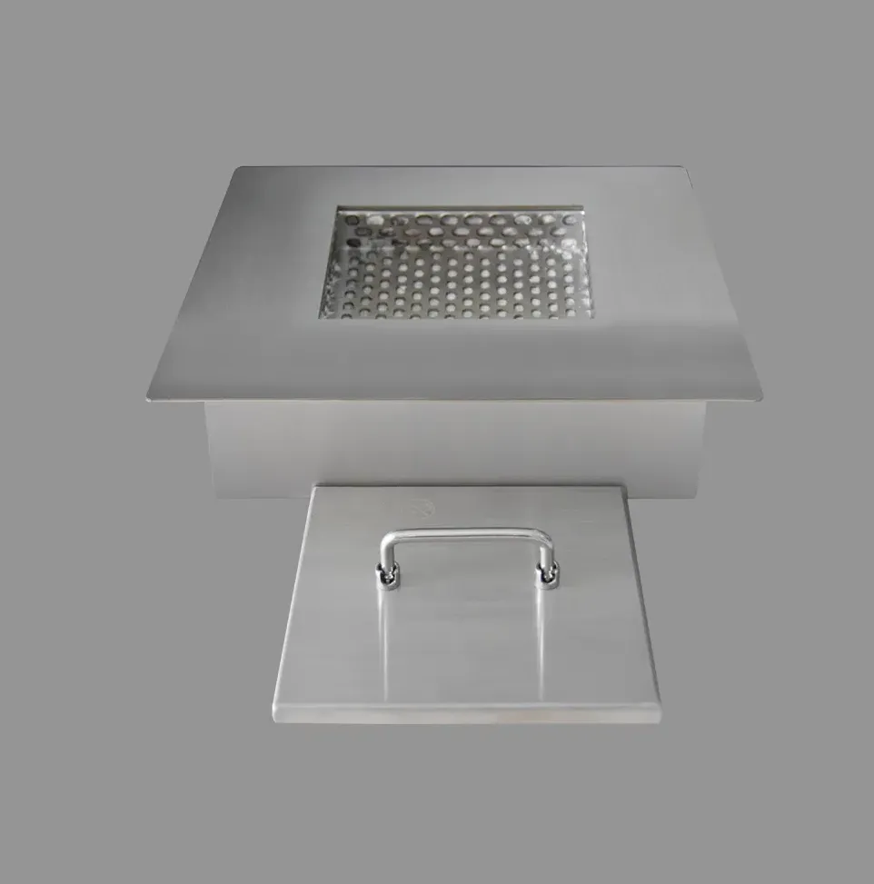Brûleur bioéthanol manuel carré Braise 40 cm, vue 3 sur 8