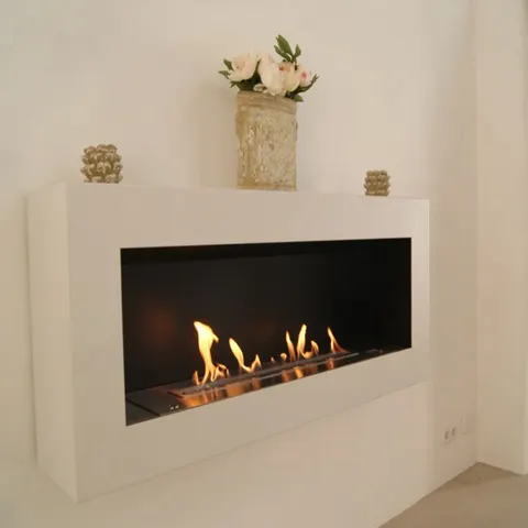 Cheminée bioéthanol murale Halo 144 cm