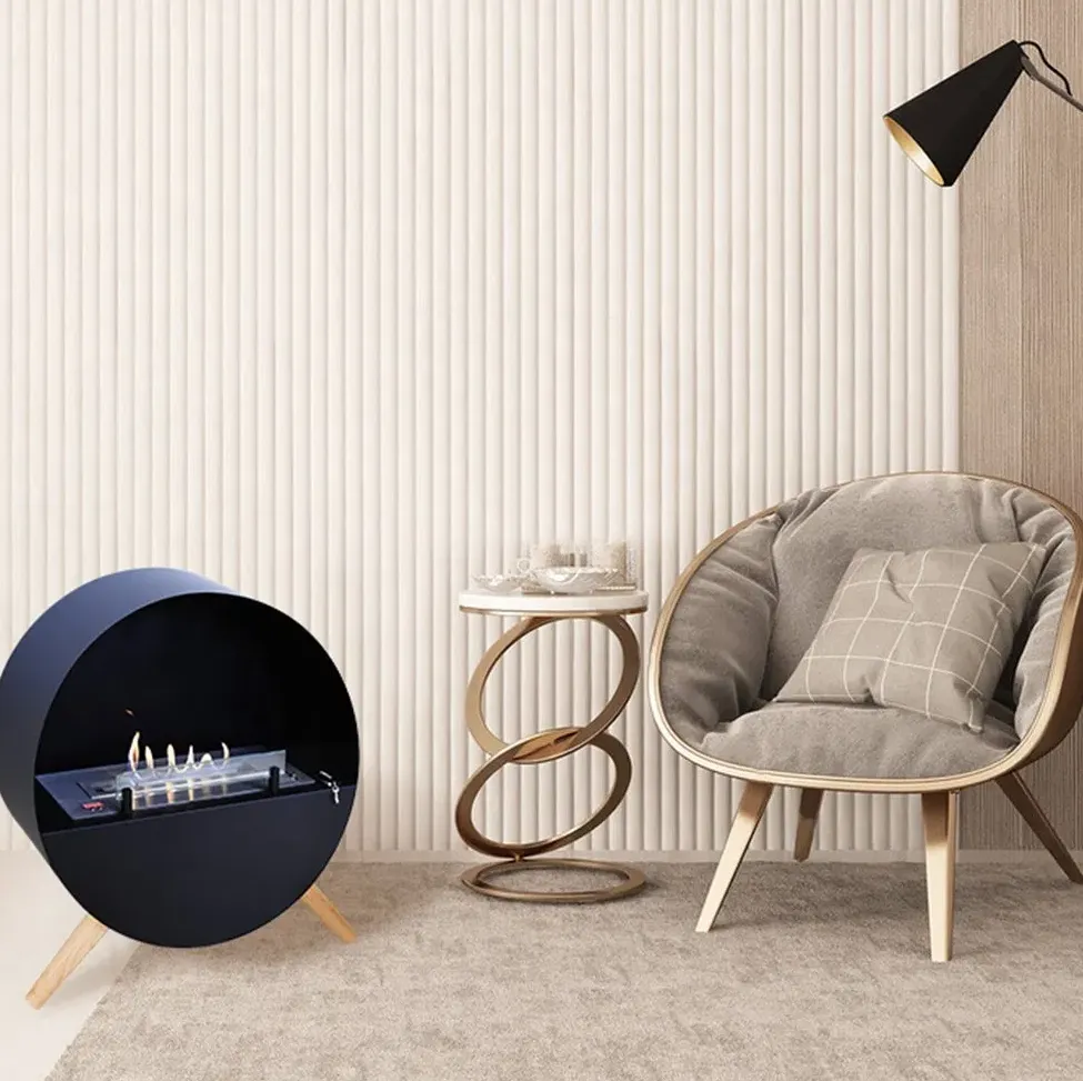 Cheminée bioéthanol ronde Nomade Ø 65 cm, vue 8 sur 8