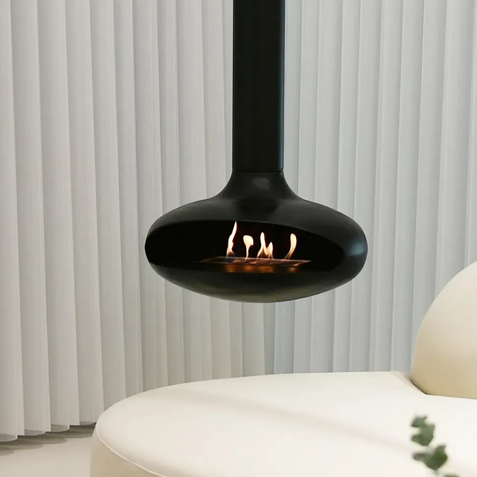 Cheminée bioéthanol suspendue Zénith Ø 60 cm, vue 5 sur 8