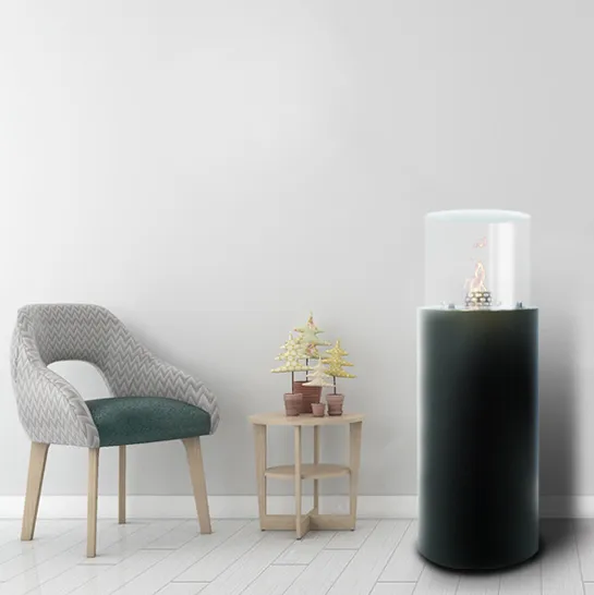 Colonne bioéthanol Orbe 115 cm, vue 4 sur 8