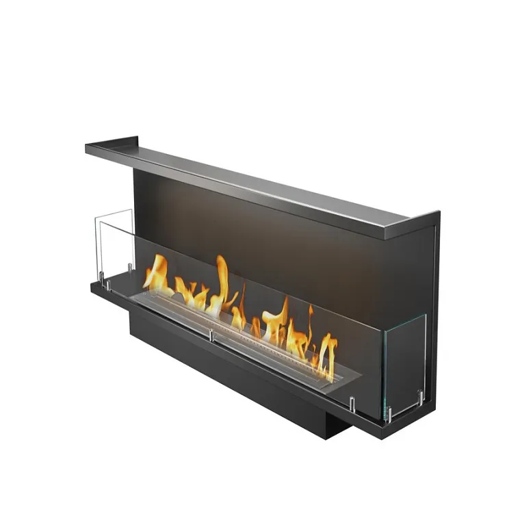 Foyer bioéthanol vitré Cadre 152 cm, vue 5 sur 8