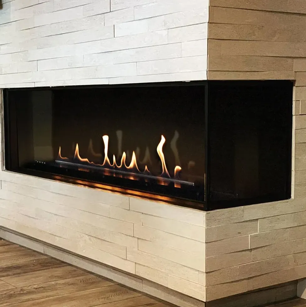 Insert bioéthanol automatique Ignis 82 cm à 3 flammes, vue 3 sur 8